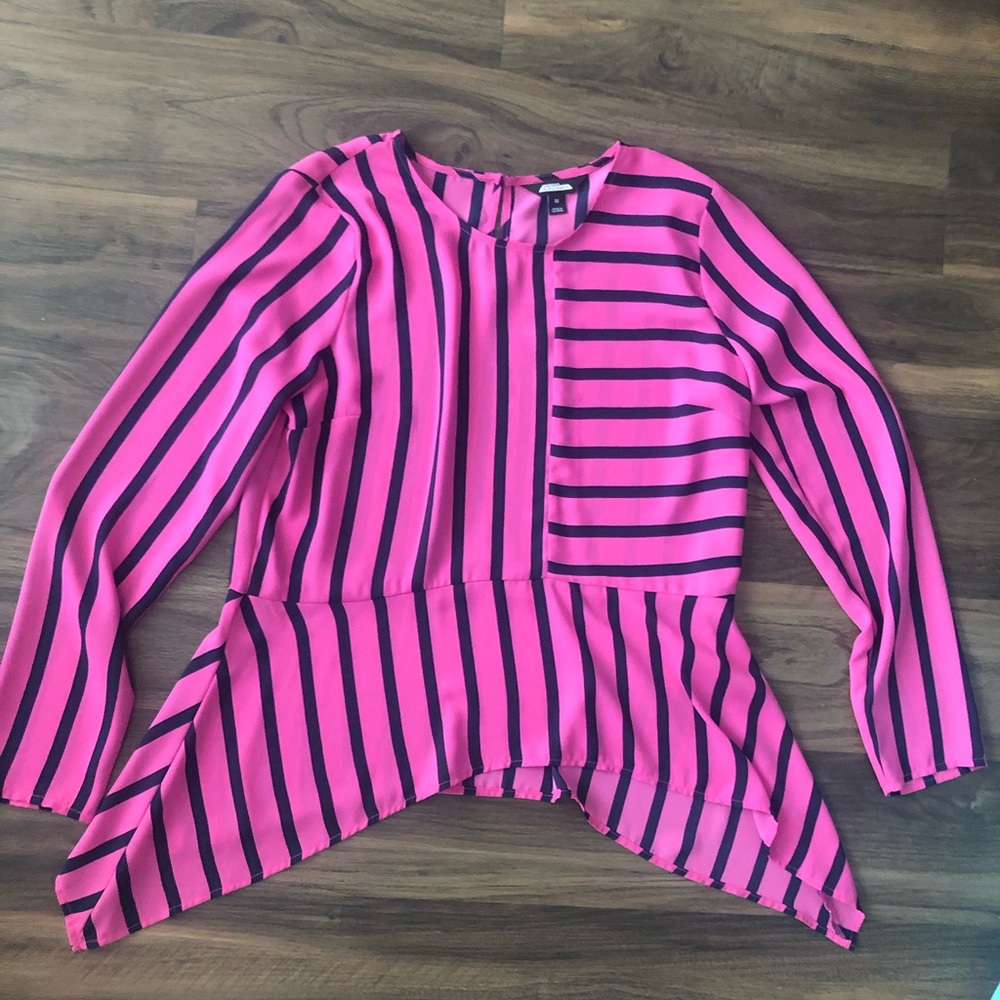 Project Runway striped blouse